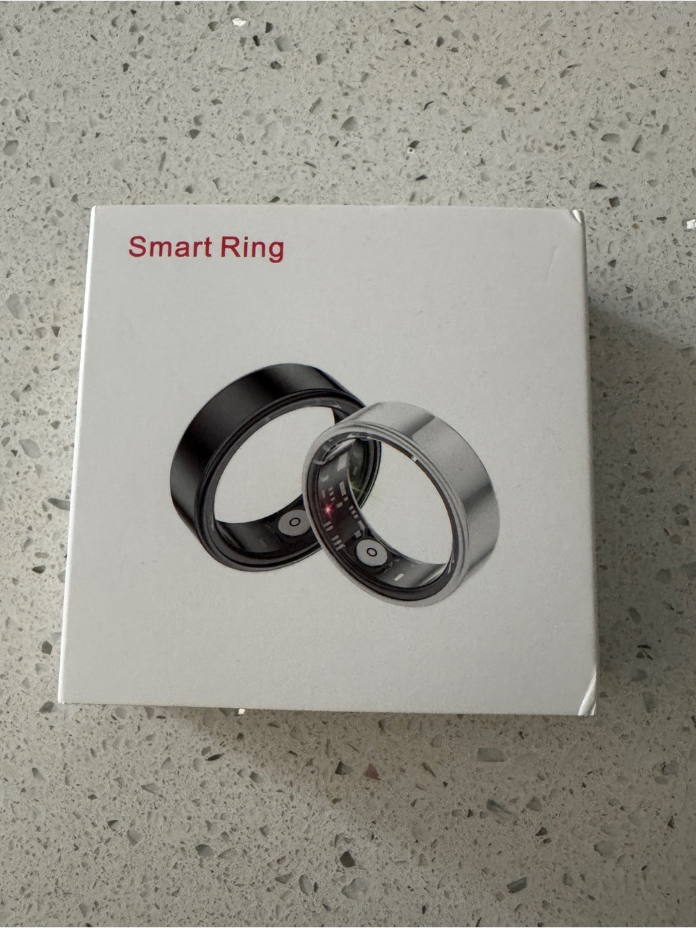 Smart Ring - Black and Silver Wearable Ring